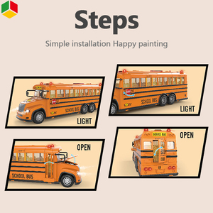 QS New Arrival Simulation <strong>RC</strong> 2.4G <strong>4CH</strong> School Bus Remote Control Kids <strong>Car</strong> Toys With Sound <strong>Light</strong> - Product Image 5