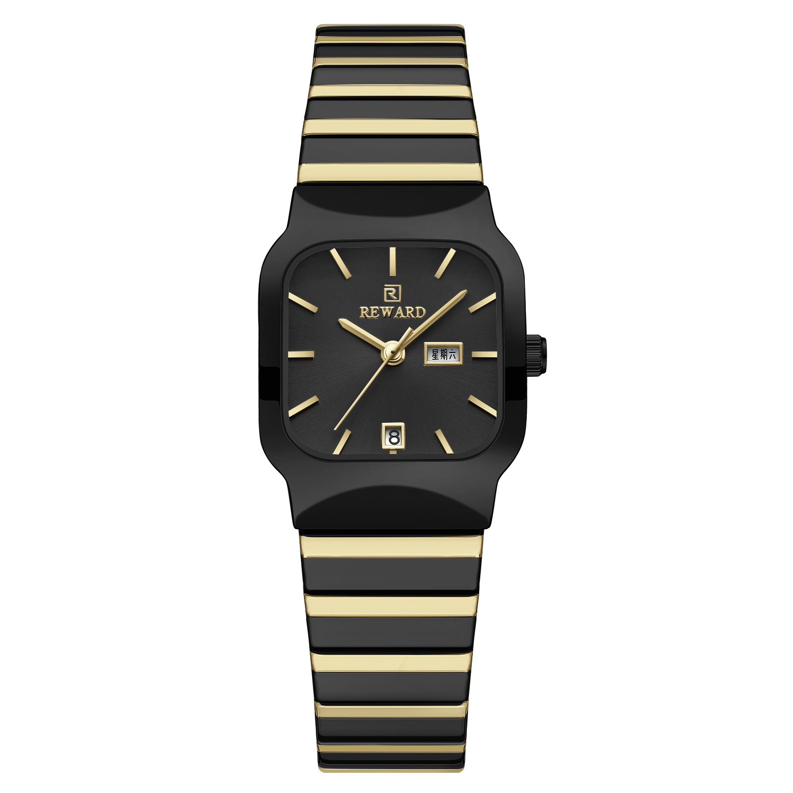 Gold black for lady
