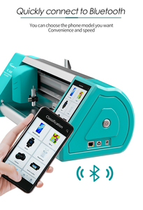 TuoLi özel ekran koruyucu Plotter kesici cep telefonu geri kaplama çıkartmalar yapma hidrojel filmler kesme makinesi - Product Image 3