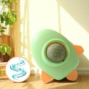 Venta directa de fábrica Cute <span class=keywords><strong>Catnip</strong></span> ABS Juguetes de entretenimiento para mascotas juguete para gatos Interact CAT Treats para sala de estar interior