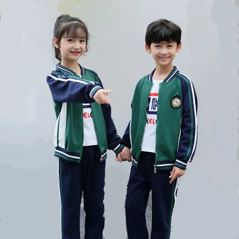 Chándal de escuela primaria, uniforme escolar personalizado, diseño de chándal, uniforme escolar para niños, chándal de diseño, ropa deportiva de alta calidad