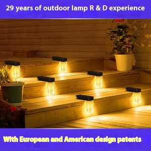 Açık su geçirmez güneş merdiven çit ışığı bahçe yolu güverte yürüyüş yolları için güneş manzara sıcak RGB güneş işığı lambası, veranda - Product Image 5