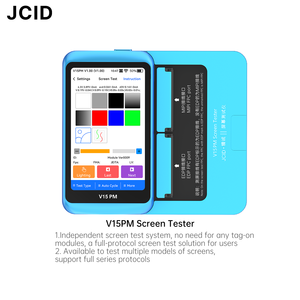 Tester schermo professionale JCID V15/V15PM supporto Test di colore/Test di immagine/Test di tocco e Test di frequenza di aggiornamento per iPhone e Android - Product Image 4