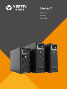 Vertiv GXE2 6KVA 10KVA 단상 순수 사인파 전원 공급 장치 보안/모니터링/알람을위한 온라인 <span class=keywords><strong>UPS</strong></span> - Product Image 2