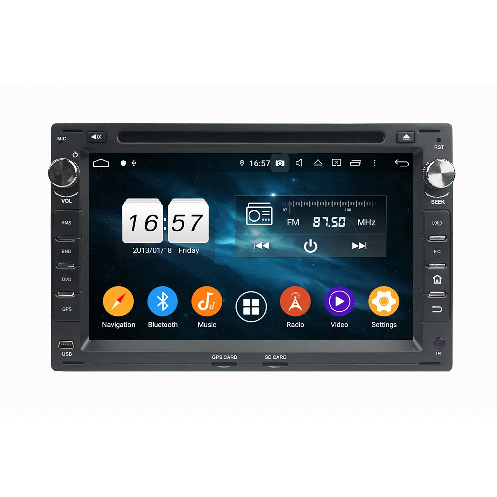 Автомобильный DVD-плеер KD-7009 Car GPS 4 + 64G, Android 10,0, 7 дюймов, для Passat B5, Golf 4, для Polo fpr, Bora, forJetta /Sharan/T5 1999-2005