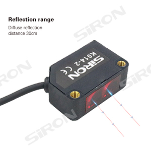 SiRON K014-2 Slot <strong>Sensor</strong> Square Shaped Thru-Reflection Type Infrared Photoelectric <strong>Sensor</strong>