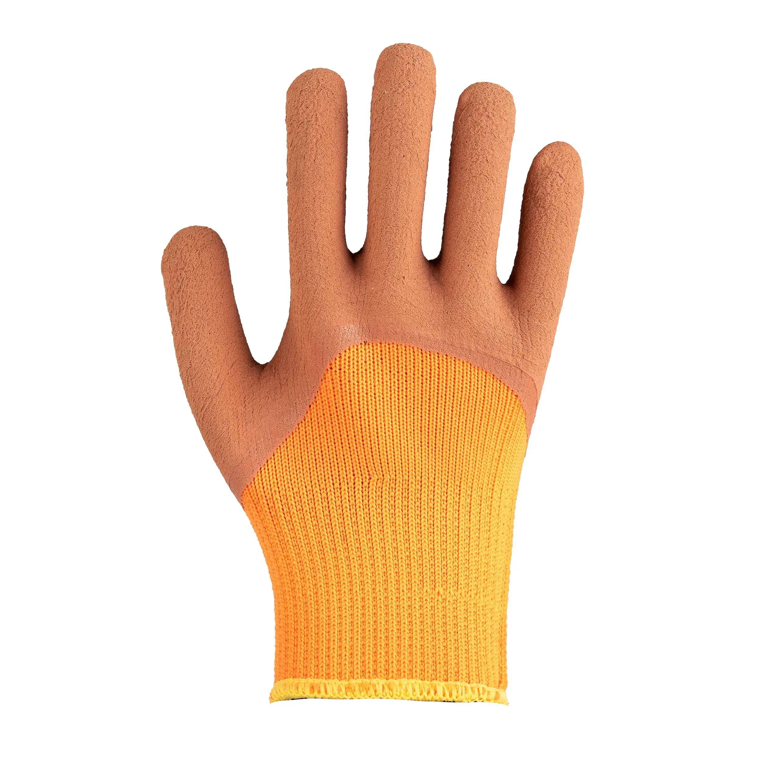 Gants de travail en latex 10G industriels anti-huile pour hommes avec doublure en polyester avec logo personnalisé