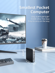 มินิพีซี/R5-5625U/5825U R7สำหรับเล่นเกมมินิพีซี Win10แบร์โบนโปร - Product Image 2