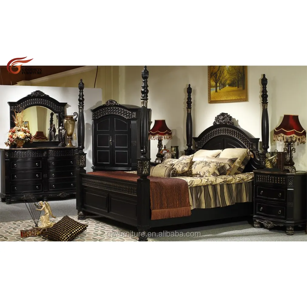 Goodwin Classic Antique Style Home Use Bedroom Furniture Bedroom Decor Bed Room Furniture Bedroom WA133