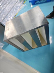 Box Type 610*610*292 Stainless Steel Frame 3V Medium <strong>Filter</strong> for Compressed Air Intake Filtration - Product Image 2