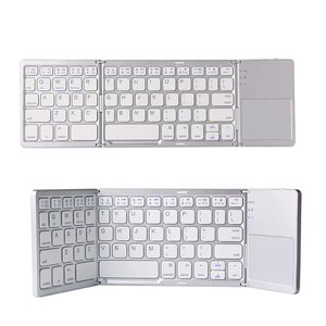 Teclado plegable inalámbrico Bluetooth, teclado de tamaño Mini con panel táctil para tableta, teléfono móvil, ordenador, teclado plegable ultradelgado - Product Image 3