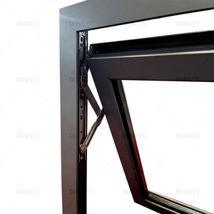 Narrow Frame Double Glazed Sliding <strong>Windows</strong> Low-E Glass Aluminum Awning <strong>Window</strong> With Mosquito Net for Modern Commercial - Product Image 3
