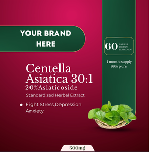 High Quality Centella <strong>Asiatica</strong> 30:1 GMP Factory Centella <strong>Asiatica</strong> Extract Powder Asiaticoside Odm Oem Capsules Tablets Pills - Product Image 2
