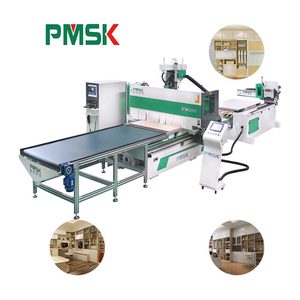 Enrutador automático de carga y descarga de etiquetas, enrutador Cnc de anidación, máquina de tallado Cnc 1325 para Panel de madera, línea de muebles - Product Image 1