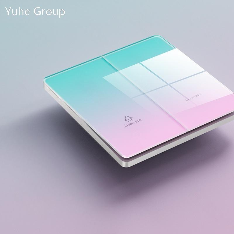 Pink green gradient