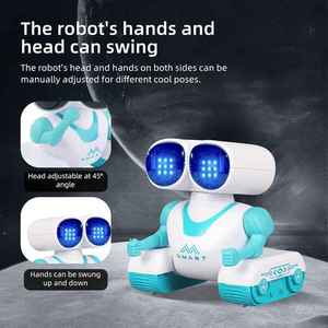 Multifunzione telecomando programmazione Robot intelligenza con luce e musica Robot elettrici Robot per bambini