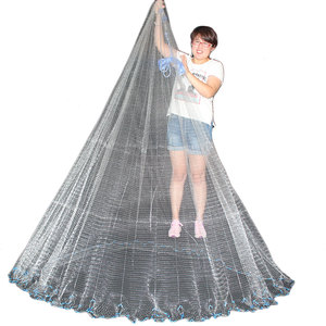 AlotFish 3ft إلى 12FT 3/8 النمط الأمريكي المصبوب صافي الرباط شبكة صيد السمك - Product Image 5