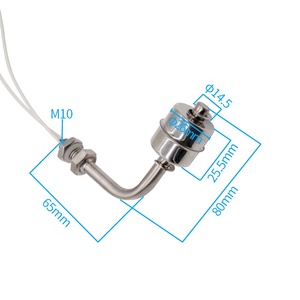 Interruptor de flotación de acero inoxidable, montaje lateral de 10W, Sensor de nivel de agua, tipo L, interruptor de voltaje de 110V, 0.5A, para piscina de pesca - Product Image 2