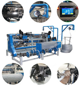 Intelligent Single <strong>Wire</strong> <strong>Automatic</strong> Chain Link Fence <strong>Net</strong> Mesh Making <strong>Machine</strong> - Product Image 3