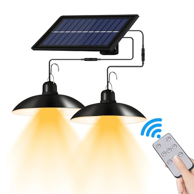 Dos luces cálidas