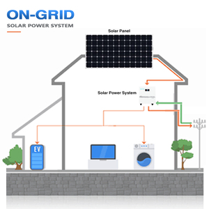 3.3kw 3.5kw 5kw 10kw fuera de la red Inversores solares con sistema de energía solar MPPT Entrada de CC Salida trifásica