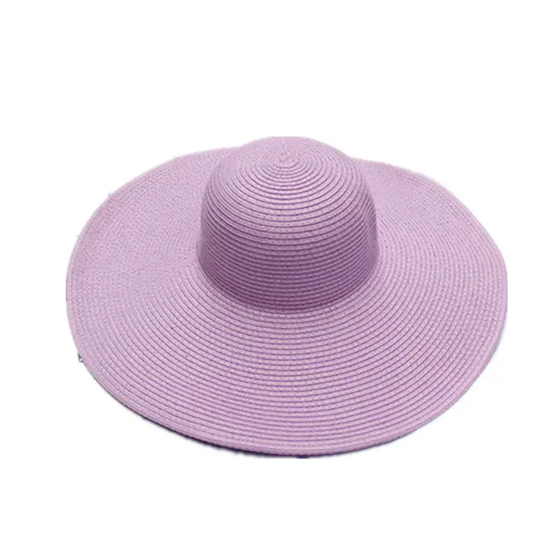 Alta calidad plegable original diseño de lujo transpirable viaje sol escudo verano Palma mexicana paja Stetson playa sombrero de vaquero