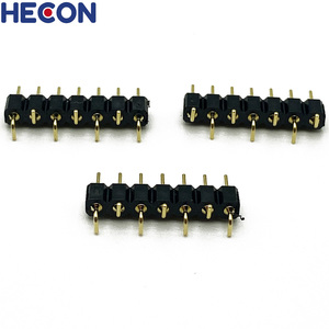 2.54mm Machined Pin <strong>Header</strong> SMD <strong>L</strong>=10.0mm Single Row Round Pin <strong>Header</strong> SMT Pcb Connector - Product Image 3