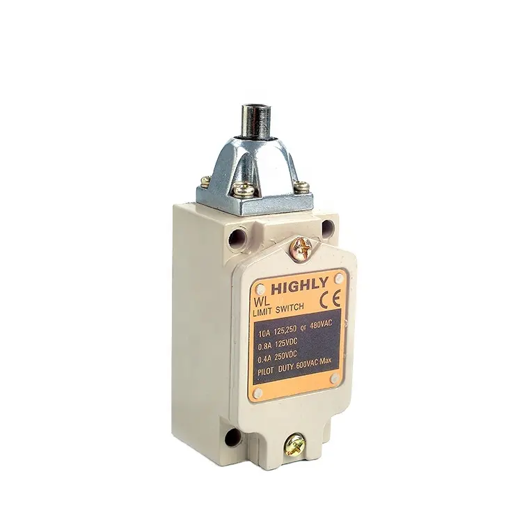 Sakelar batas WL-5101 presisi tinggi dengan perlindungan IP65 bersertifikat CE TUV tegangan maksimum 10A 250V