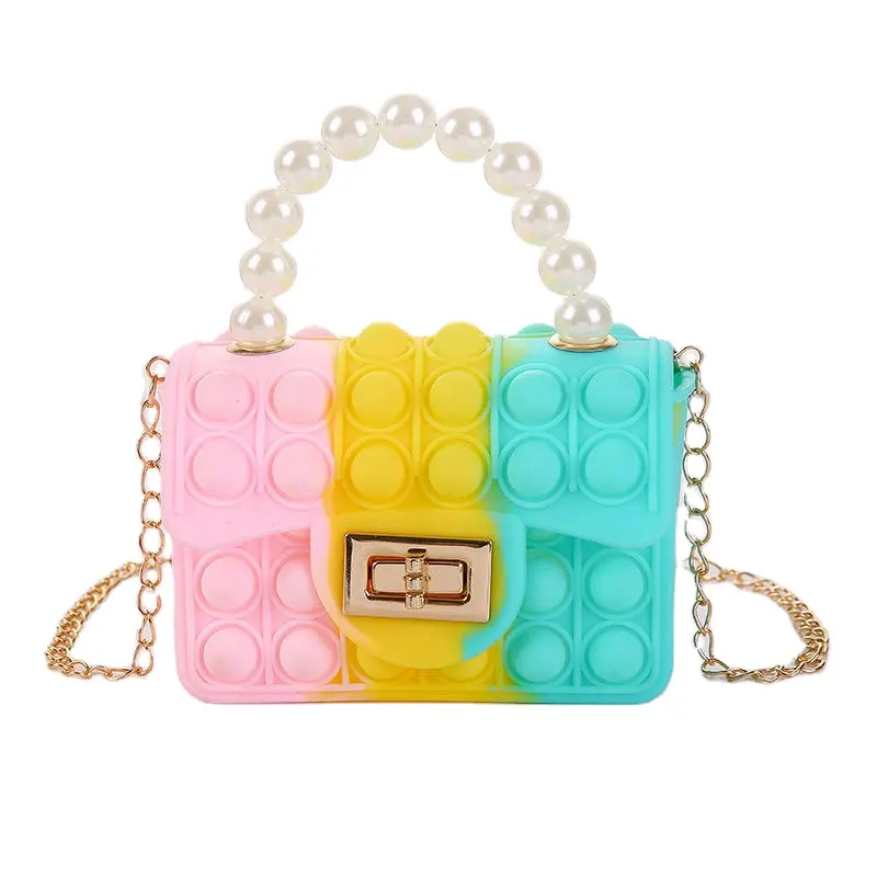 नए उत्पाद विचारों 2023 प्यारा मिनी जेली पर्स और हैंडबैग बच्चों बैग छोटी लड़कियों के लिए फैशन हाथ बैग