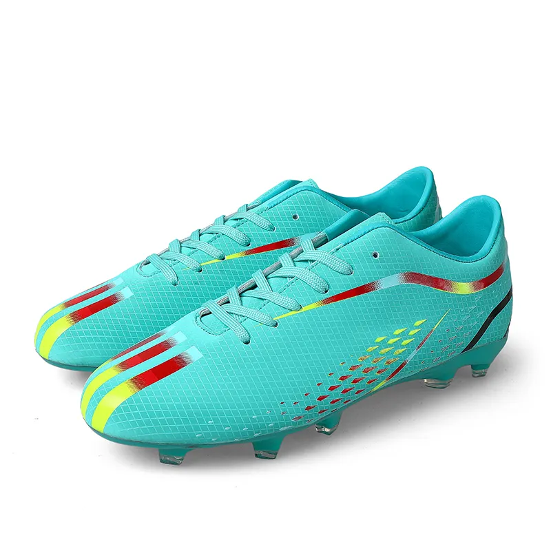 Nuevos zapatos de fútbol Césped artificial Tachuelas antideslizantes Zapatos de fútbol deportivos Botas de fútbol con pinchos para césped