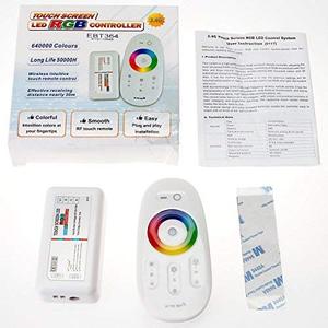 Feican RF 2,4G RGB контроллер Полный сенсорный пульт дистанционного управления беспроводной диммер DC12V24V для светодиодной полосы света аксессуары - Product Image 4