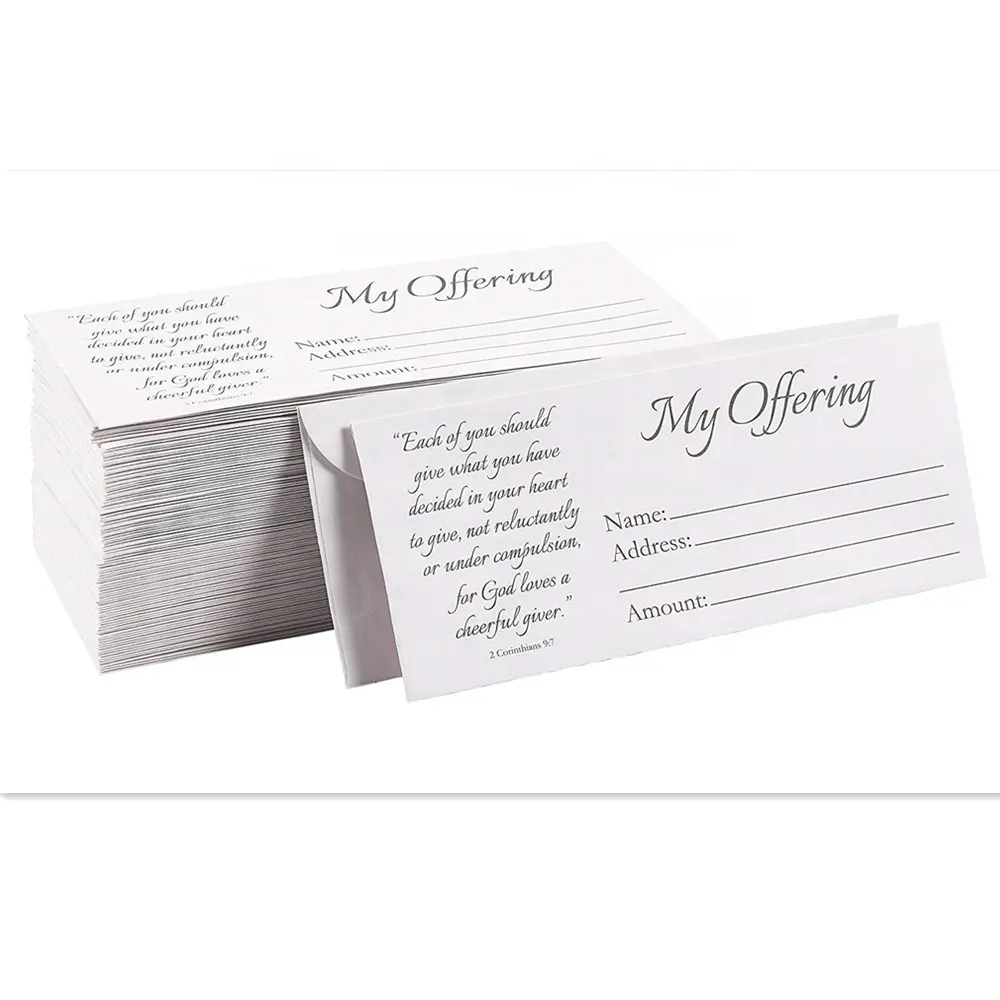 Church Offering Envelopes Tithe Envelopes for Church Offerings and Religious Occasions Money Envelopes Custom Print