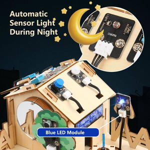 BXF ESP32 Smart Home Starter Kit für Arduino IoT Electronics Home Automation Codierung sset Holzhaus Sensor Kit STEM Educational - Product Image 6