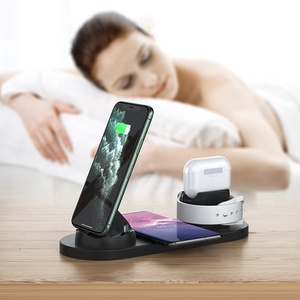 6 in 1 Wireless <strong>Charger</strong> for Apple Mobile Phone Watch Charging Earphone <strong>IQ</strong> 15W 3 in 1 Multiple Function Wireless Magnetic <strong>Charger</strong> - Product Image 5