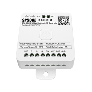 Одноцветный CCT RGB RGBW RGBCCT SP530E Alexa Google Home 2,4G RF пульт дистанционного управления BT Wifi Bluetooth SPI PWM все в одном IoT светодиодный контроллер - Product Image 4