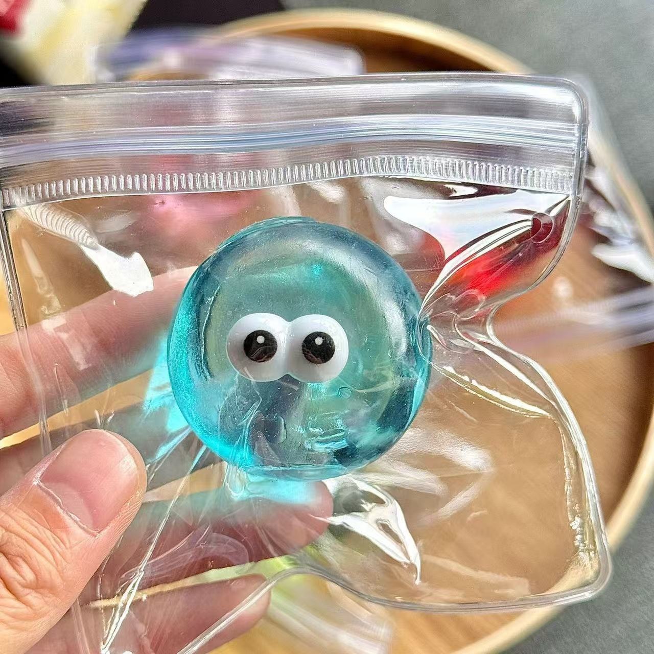 Bolsa de pvc maltosa azul de 4cm