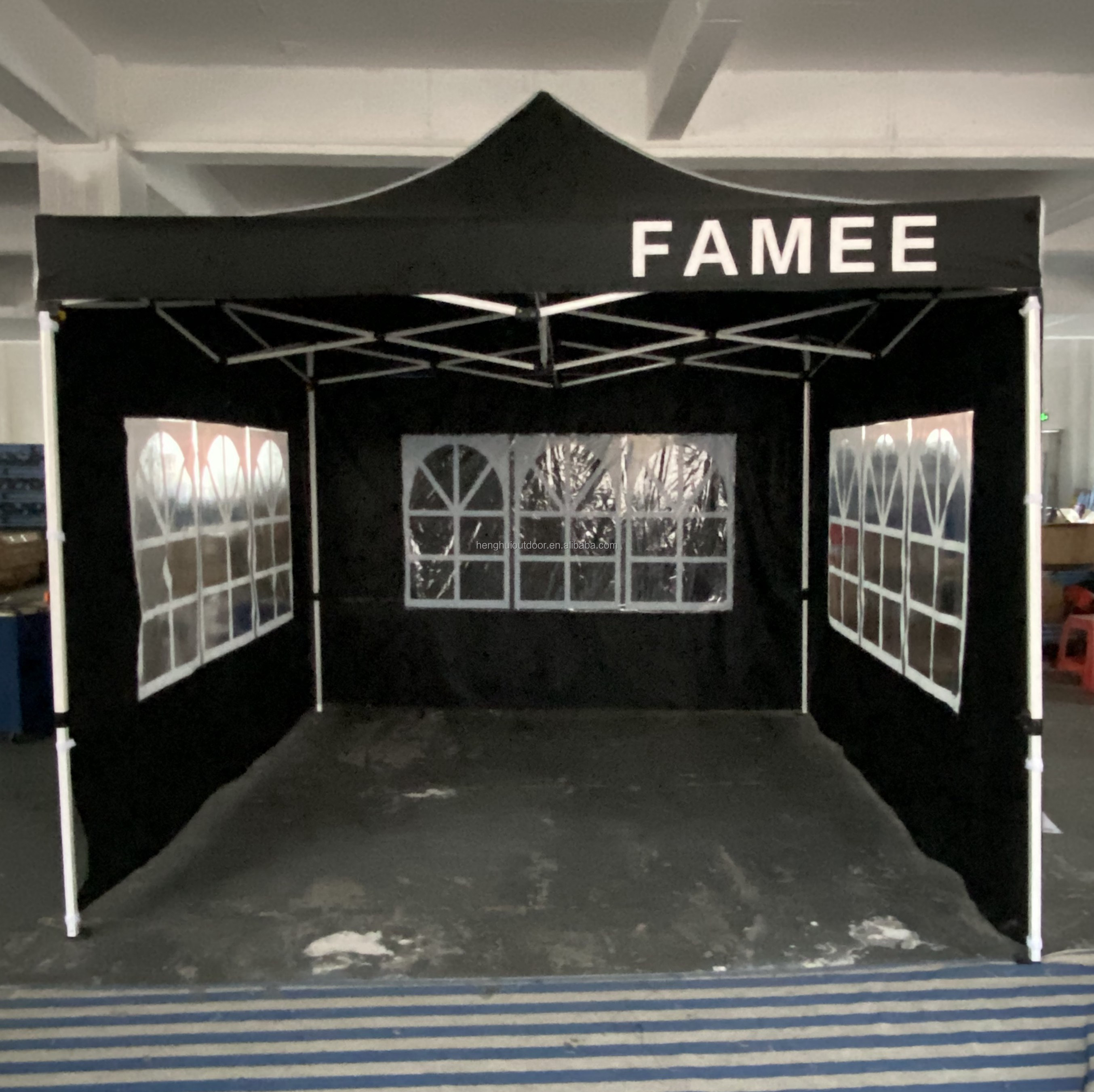 1.5*1.5m, 2*2m. 2*3m, 2.5*2.5m, 3*3m, 3*4.5m, 3*6m, 4*4m