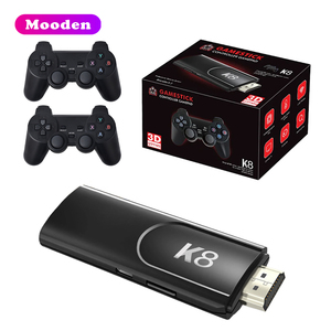 L K8 64GB คอนโซลเกม30000เกม, เอาต์พุต4K HD 2.4G เกมแพดไร้สายสไตล์ย้อนยุคคลาสสิก PSP - Product Image 1