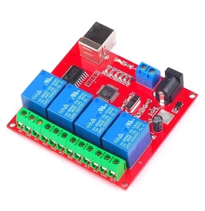 4 Channel <strong>Relay</strong> Module DC 5V 12V 24V USB <strong>Control</strong> Switch Board Computer <strong>Control</strong> Switch / PC / PLC <strong>control</strong> board