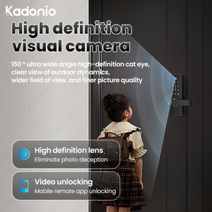 Kadonio Ring Bell Camera Smart WiFi catenaccio automatico serrature per porta telecomando APP di sicurezza Smart Lock per la casa