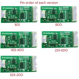 8ch DC 5-24V RS485 Módulo de DI-DO multifuncional Digital NPN PNP Entrada Salida Modbus RTU PLC Placa de expansión IO remota - Product Image 4