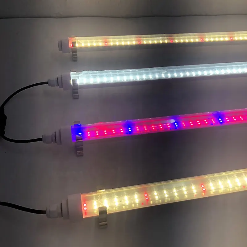 LED grow Light tubo rojo azul 9000K UV espectro completo lámpara de crecimiento vegetal invernadero