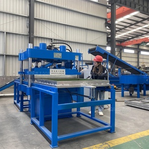 Cao su phòng tập thể dục gạch Mat Máy làm/cao su sàn gạch Máy làm - Product Image 2