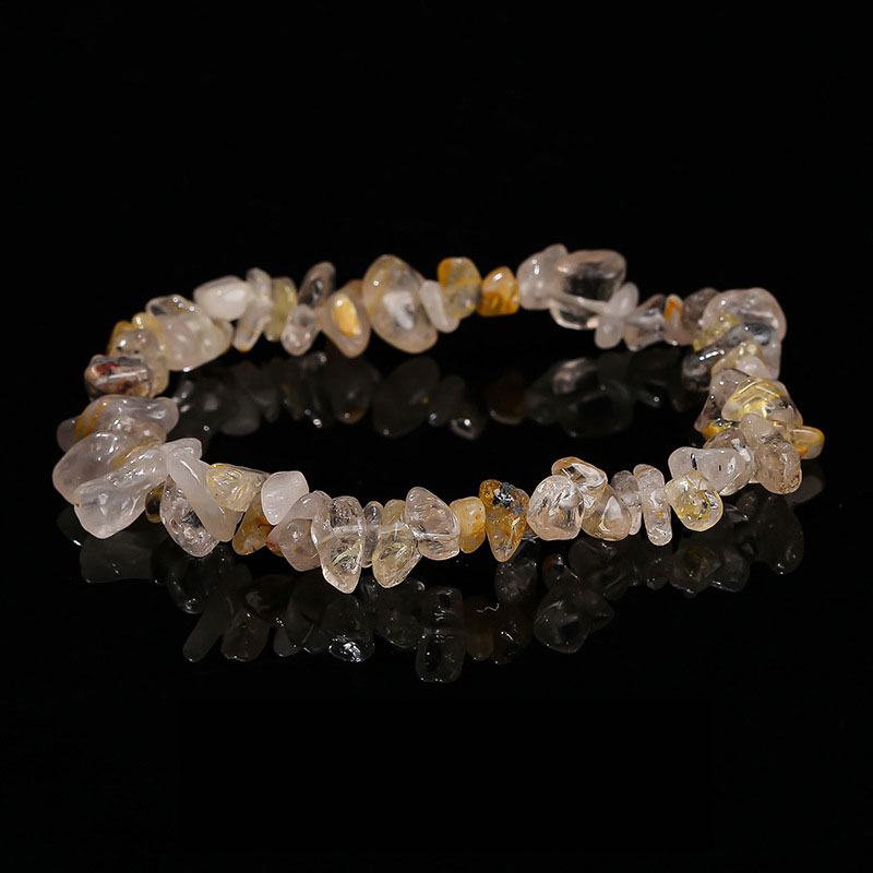 11 Cristal de cheveux dorés