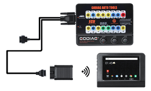 GO-DIAG GT100 AUTO TOOLS OBD II ECU-Steck verbinder diagnose programm Codierung OBD-Scan-Tool