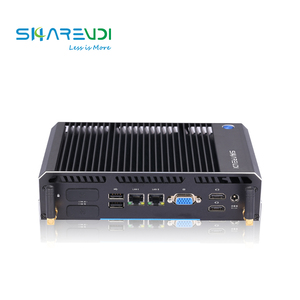 Fansız kompakt 2 Lan i3 zuk i5 Kiosk u 4K TPM X86 RS232/RS485 GPIO 9-36V barebone sistemi endüstriyel mini pc Kiosk için - Product Image 2
