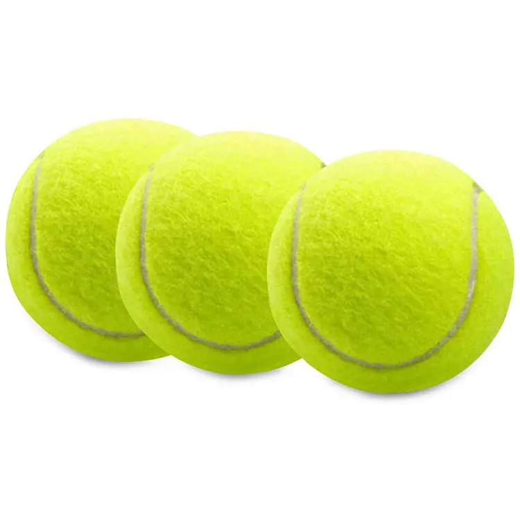 Оптовая продажа, резиновые банки для теннисных мячей, профессиональный матч, крикет, логотип на заказ, OEM теннисные ракетки, мячи, пляжные теннисные мячи