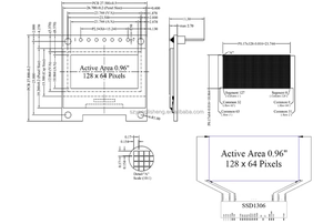 0.96 di serie 7pin 128x64 IIC SPI interfaccia SSD1306 OLED Display modulo LCD - Product Image 4