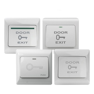 Door <strong>Exit</strong> <strong>Button</strong> Release <strong>Push</strong> Switch for Access Control System Electronic Door Lock NO COM Plastic Access <strong>Push</strong> <strong>Button</strong> - Product Image 1