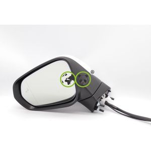Yüksek kaliteli 2015 NX serisi 8/14/19 tel kat ısıtmalı bellek EC kamera BSM araba yan ayna için Lexus 2016- - Product Image 3
